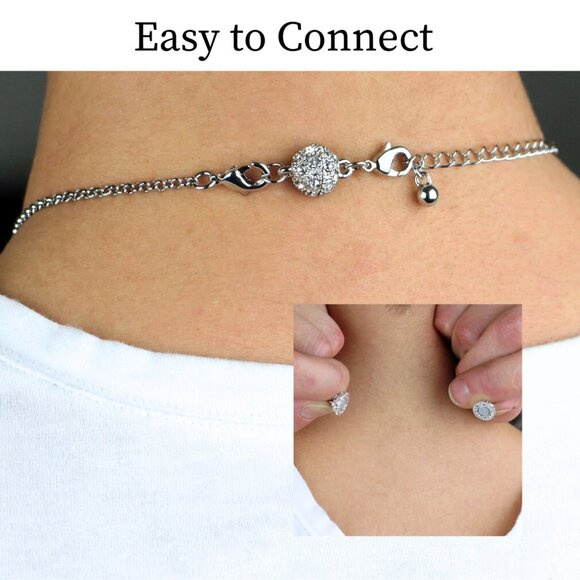 Strong Magnetic Clasps (43) Jewelry Necklace DIY Converter Extender Closures - Picture 2 of 16